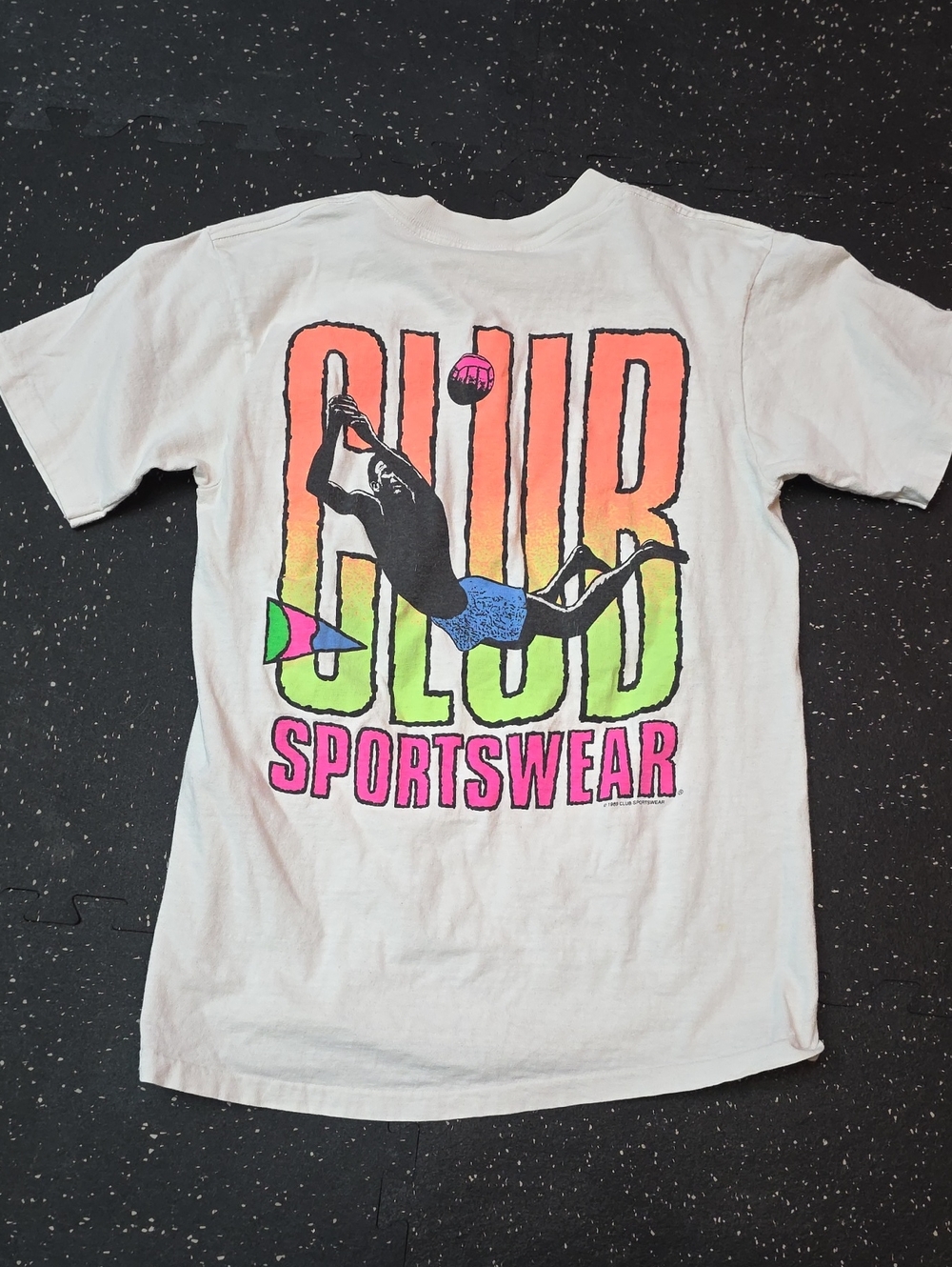 Men's White Graphic T-Shirt - Multicolor Print